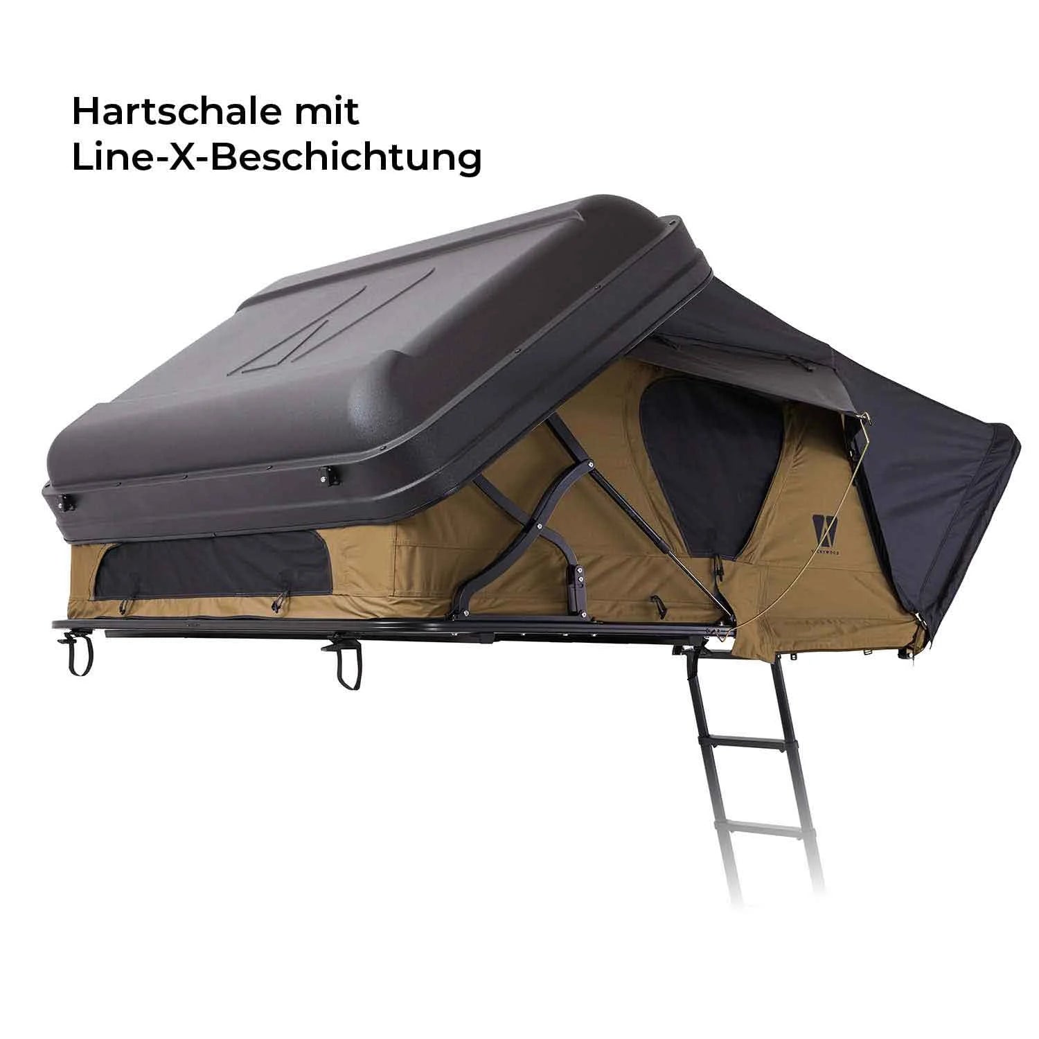 Hybrid-Dachzelt MIGHTY OAK Gen.3 190 ECO goldbraun