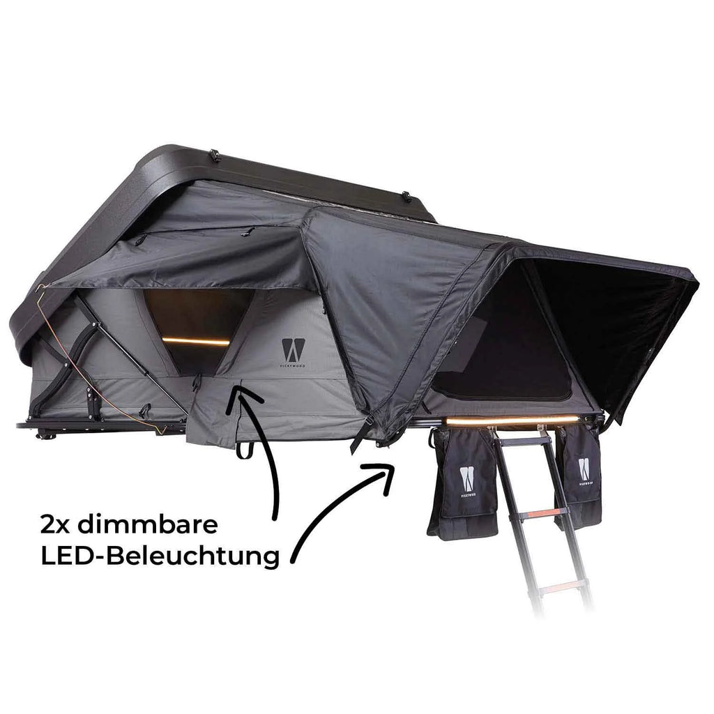 Hybrid-Dachzelt MIGHTY OAK Gen.3 190 ECO grau