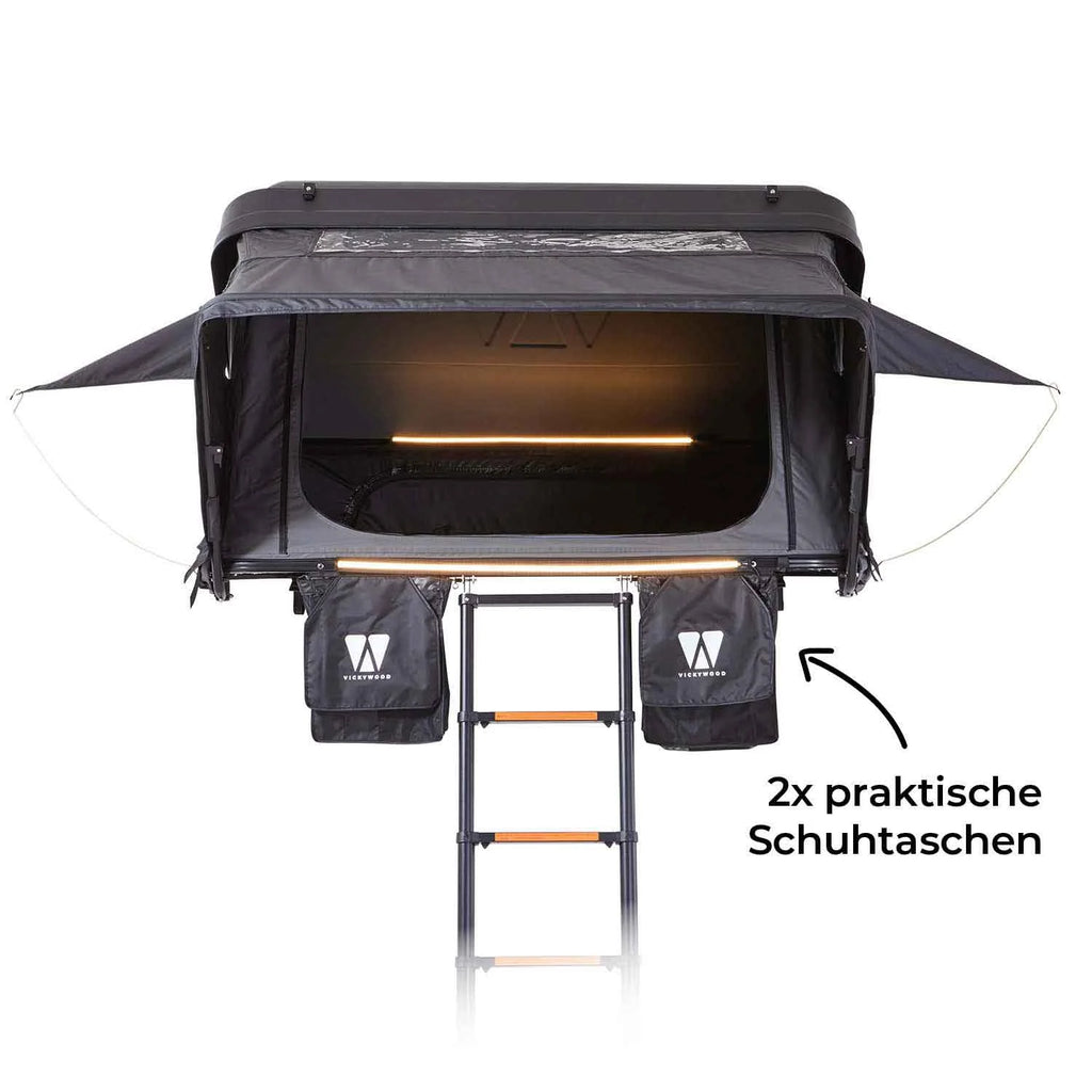 Hybrid-Dachzelt MIGHTY OAK Gen.3 190 ECO grau