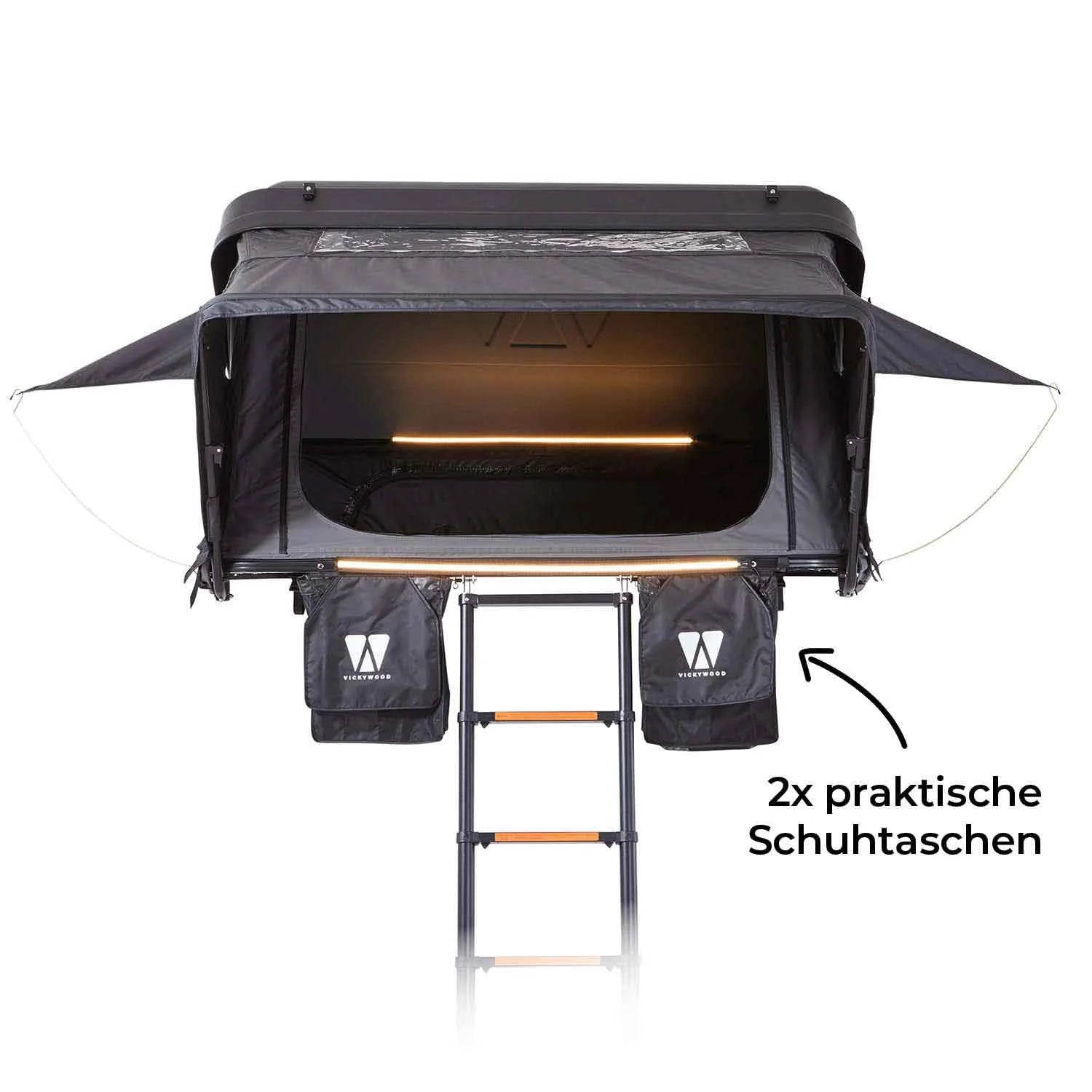 Hybrid-Dachzelt MIGHTY OAK Gen.3 190 ECO grau