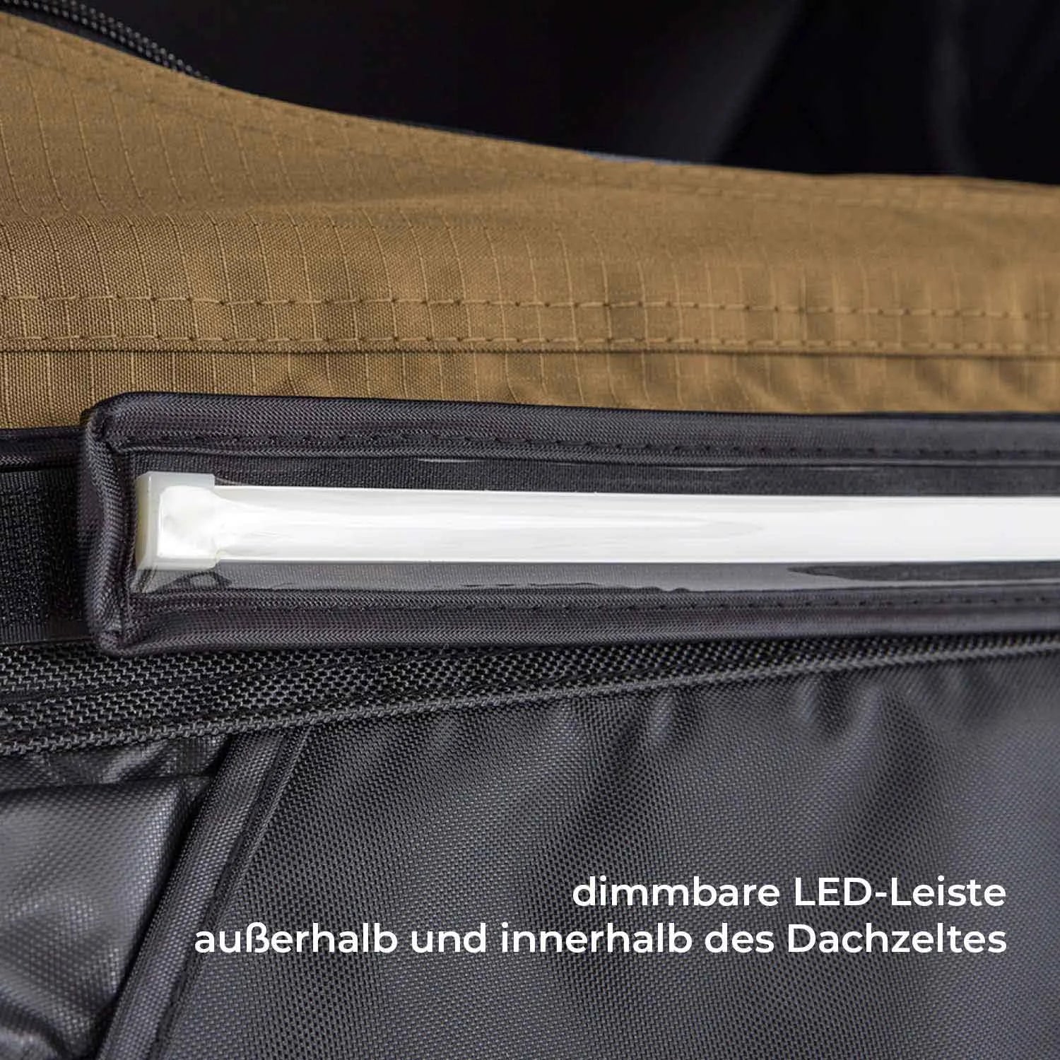 Hybrid-Dachzelt MIGHTY OAK GEN 3.0 160 ECO Goldbraun