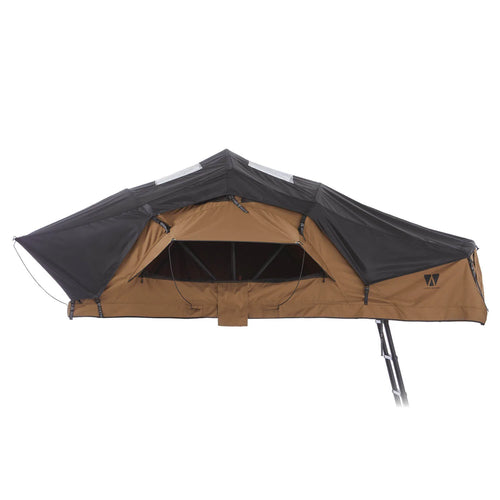Dachzelt WILLOW PRO 1 ECO 160 goldbraun m. Mesh m. MAMMOTH Leiter m. AIR PRO Matratze