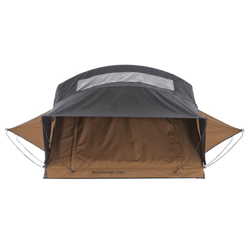 Dachzelt WILLOW PRO 1 ECO 160 goldbraun m. Mesh m. MAMMOTH Leiter m. AIR PRO Matratze