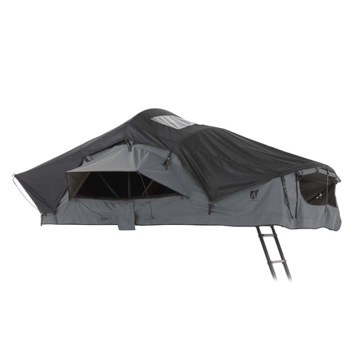 Dachzelt WILLOW PRO 1 ECO 160 grau m. Mesh m. MAMMOTH Leiter m. AIR PRO Matratze