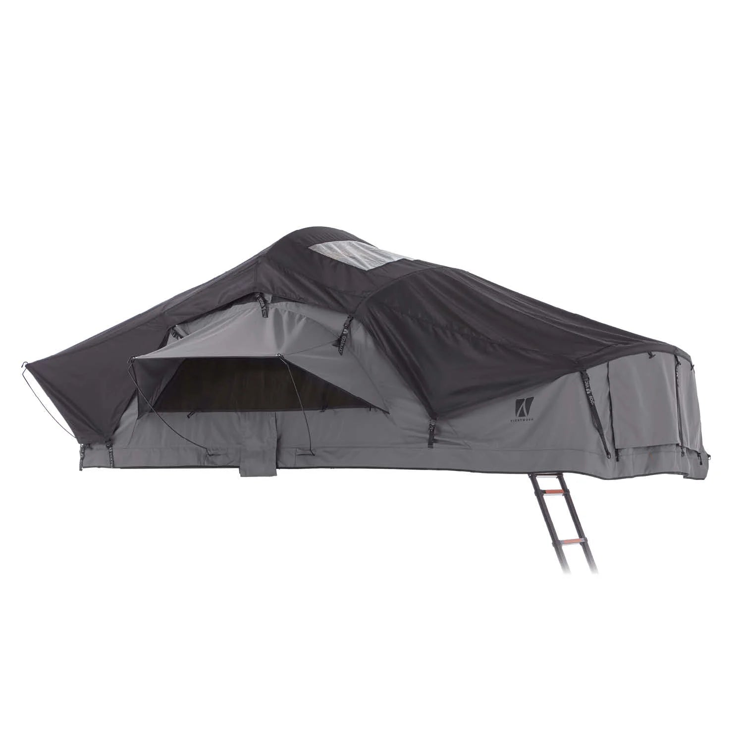 Dachzelt WILLOW PRO 1 ECO 160 grau m. Mesh m. MAMMOTH Leiter m. AIR PRO Matratze