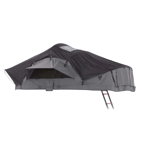 Dachzelt WILLOW PRO 1 ECO 160 grau m. Mesh m. MAMMOTH Leiter m. AIR PRO Matratze