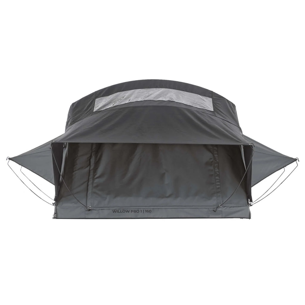 Dachzelt WILLOW PRO 1 ECO 160 grau m. Mesh m. MAMMOTH Leiter m. AIR PRO Matratze