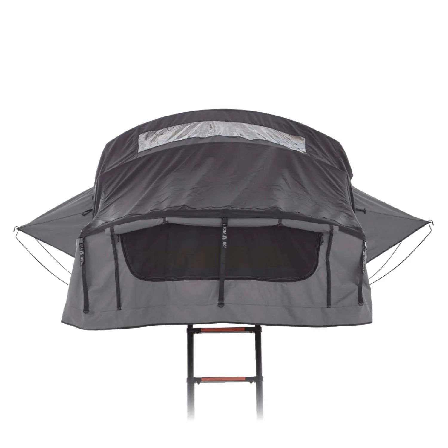Dachzelt WILLOW PRO 1 ECO 160 grau m. Mesh m. MAMMOTH Leiter m. AIR PRO Matratze