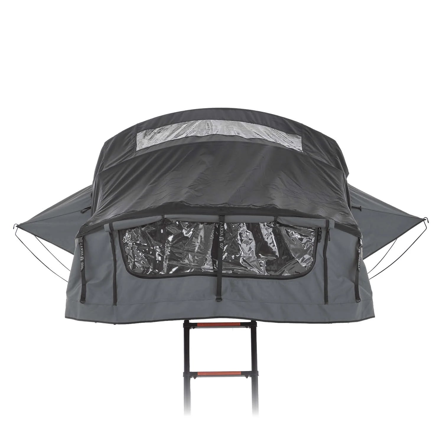 Dachzelt WILLOW PRO 1 ECO 160 grau m. Mesh m. MAMMOTH Leiter m. AIR PRO Matratze
