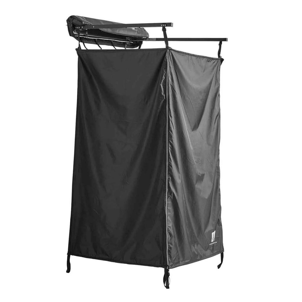 Vickywood Shower Tent with Rain Cover 100 cm Black