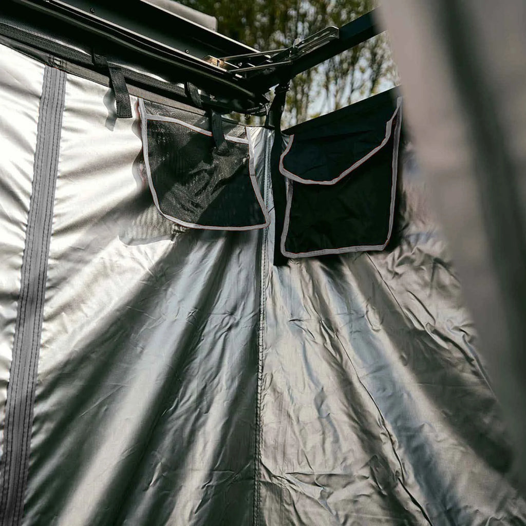 Vickywood Shower Tent with Rain Cover 100 cm Black