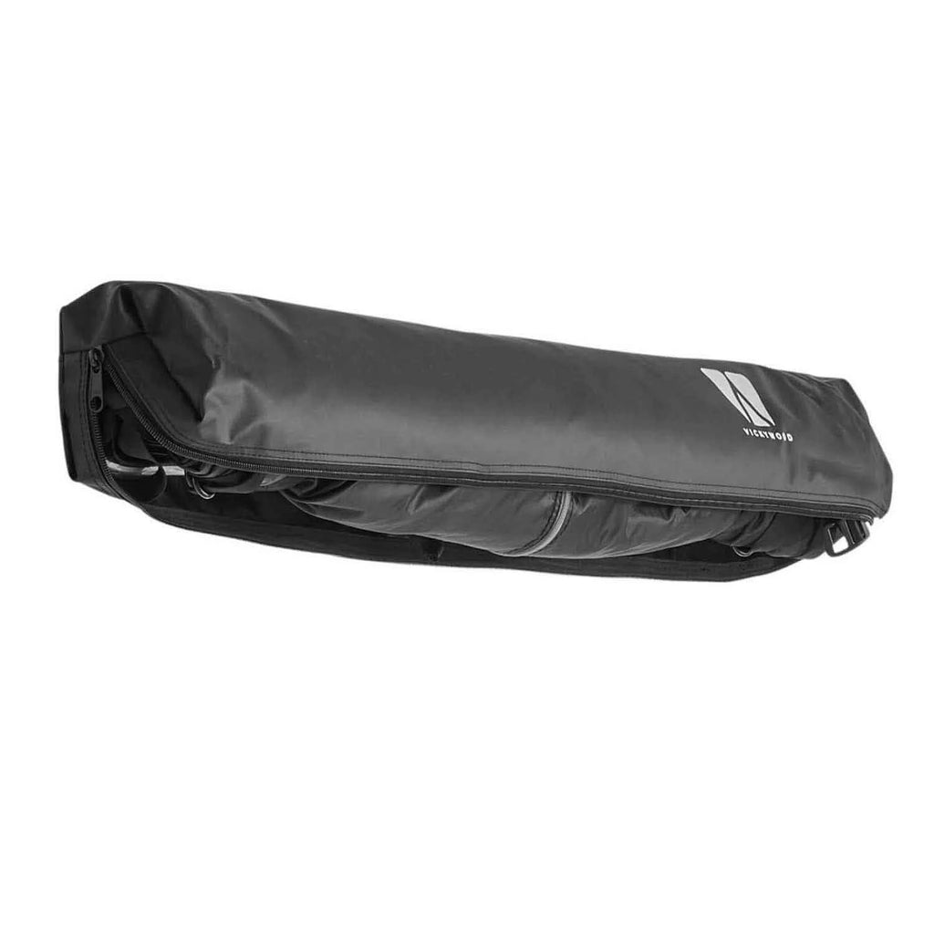 Vickywood Shower Tent with Rain Cover 100 cm Black
