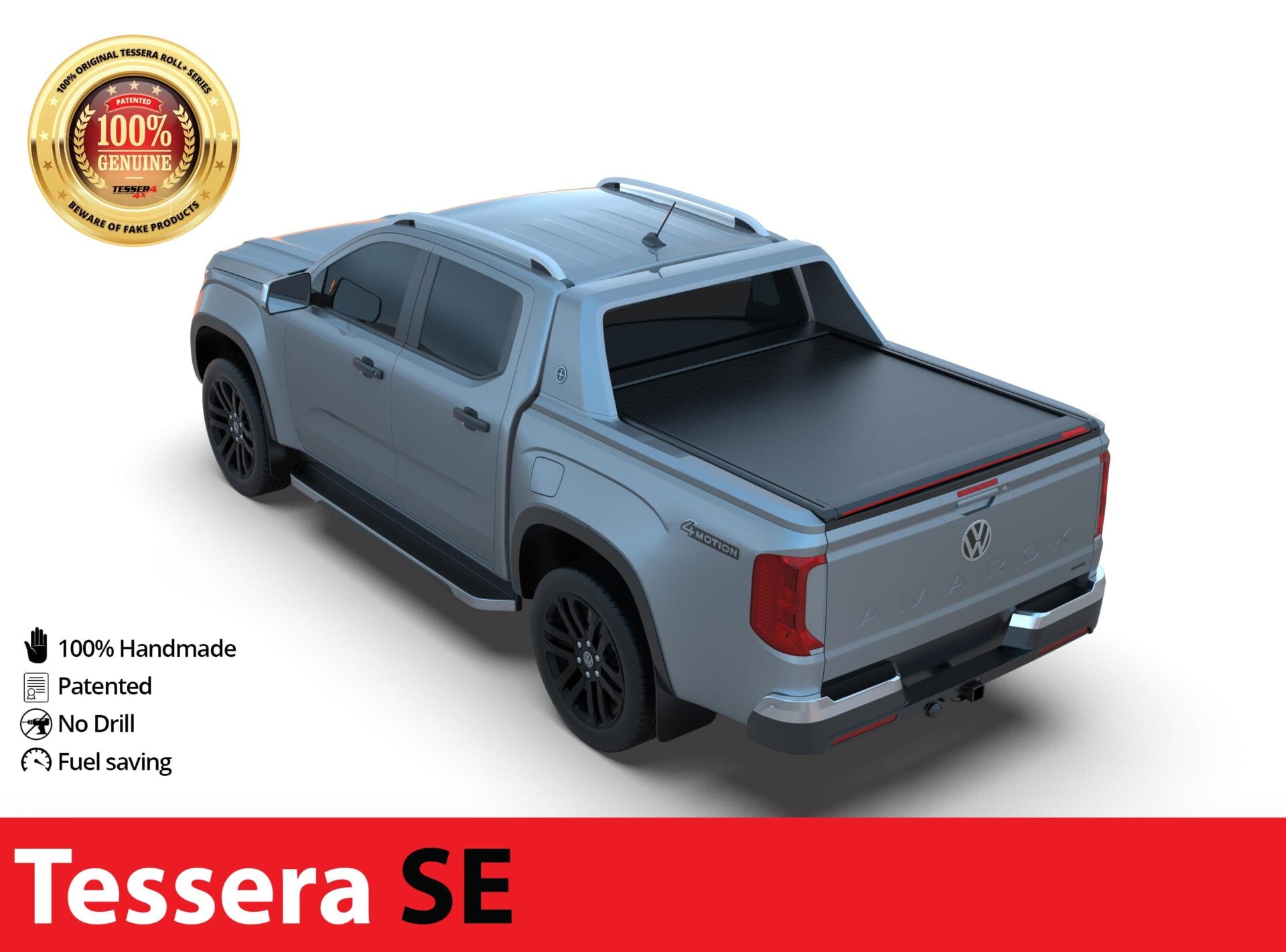 Laderaumabdeckung Tessera SE für Volkswagen Aventura 2023+ D/C Double Cab TESS 15180 ROLL black matt